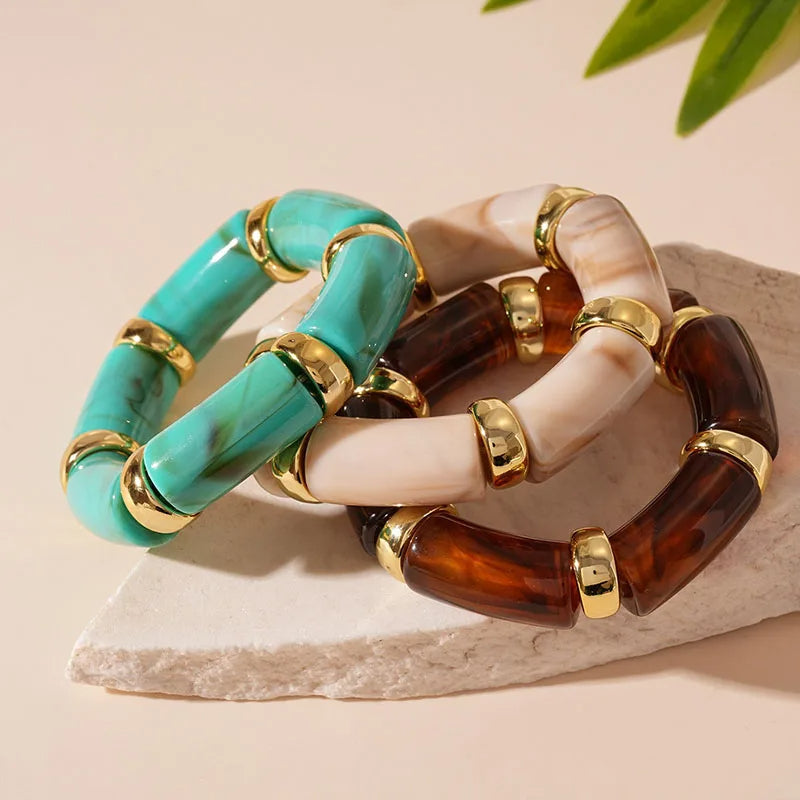 Soleia Acrylic Bangle Set