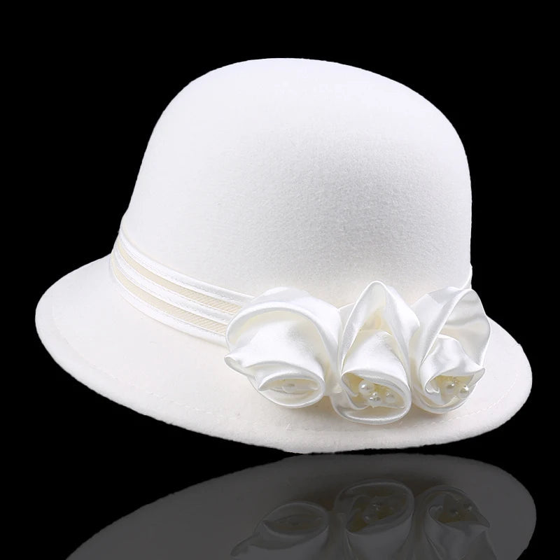 Evelyn Rose Wool Cloche