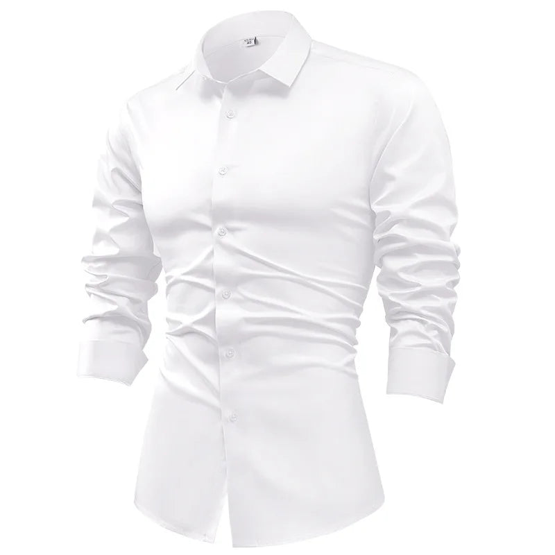 Valerio Satin Stretch Shirt