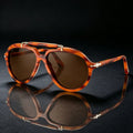 Valeria Tortoise Aviator Sunglasses