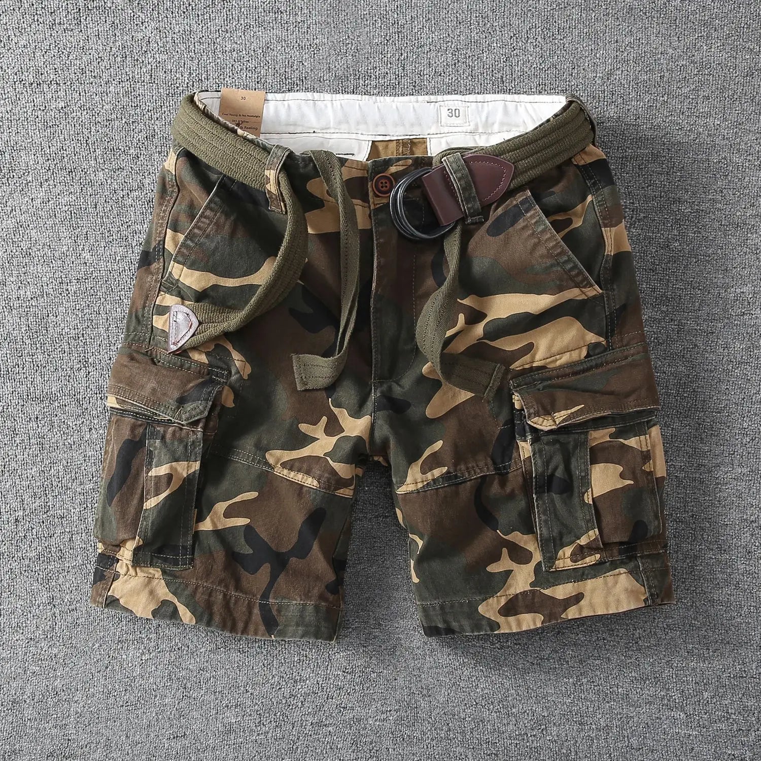 Ravello Cotton Cargo Shorts