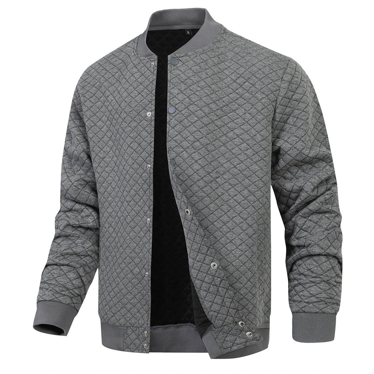 Virello Waffle Knit Bomber Jacket