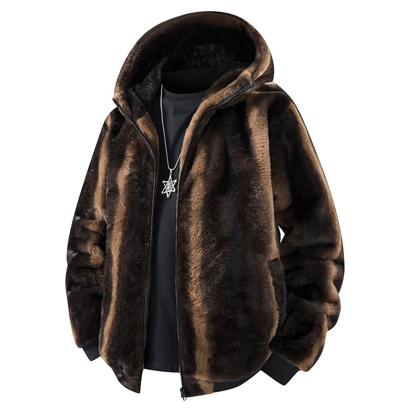 Brayden Shadow Plush Hoodie