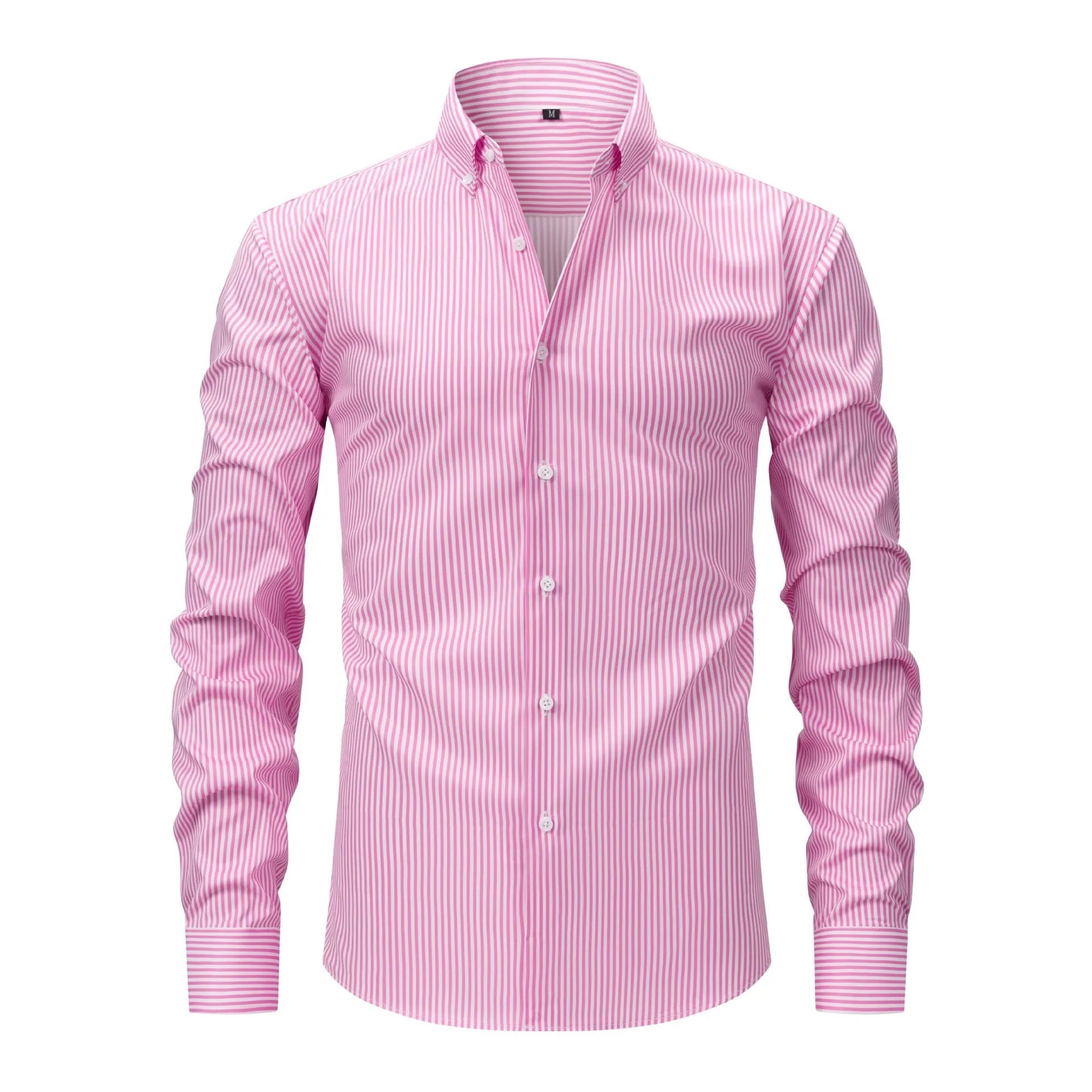 Aurelio Striped Stretch Shirt