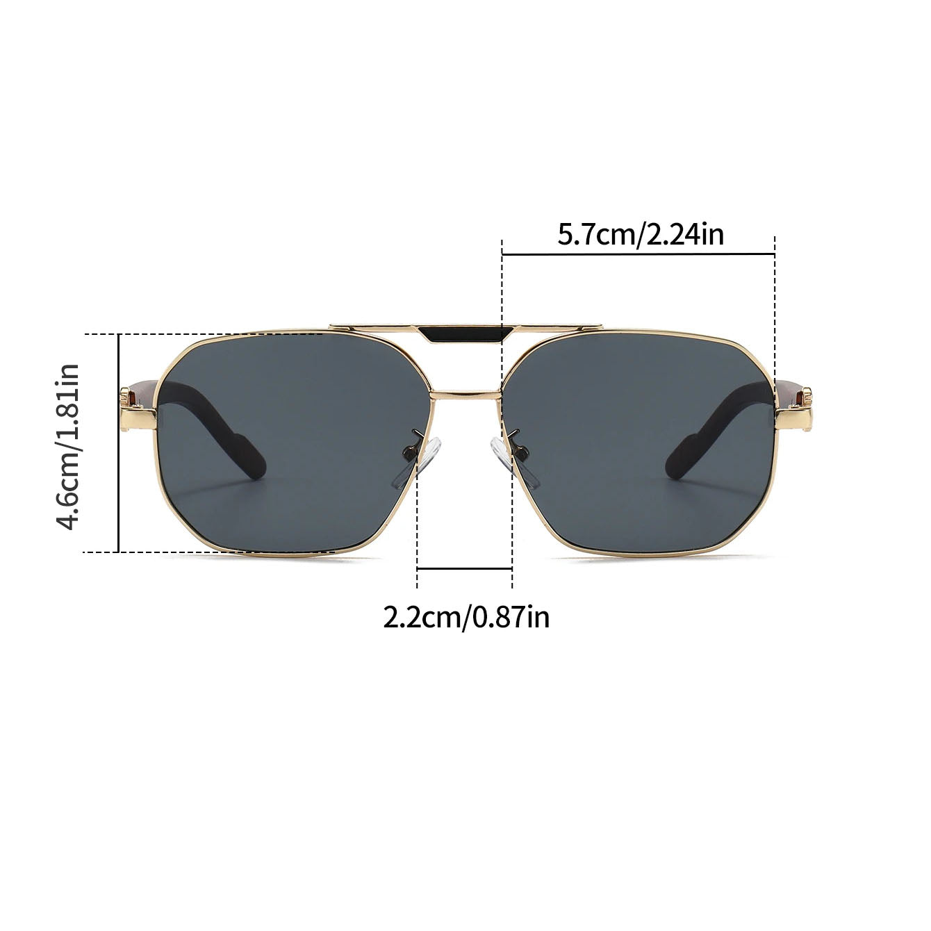 Cortessa Woodline Aviator Shades