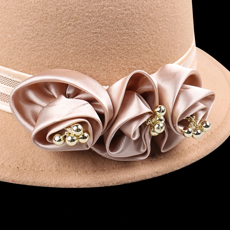 Evelyn Rose Wool Cloche
