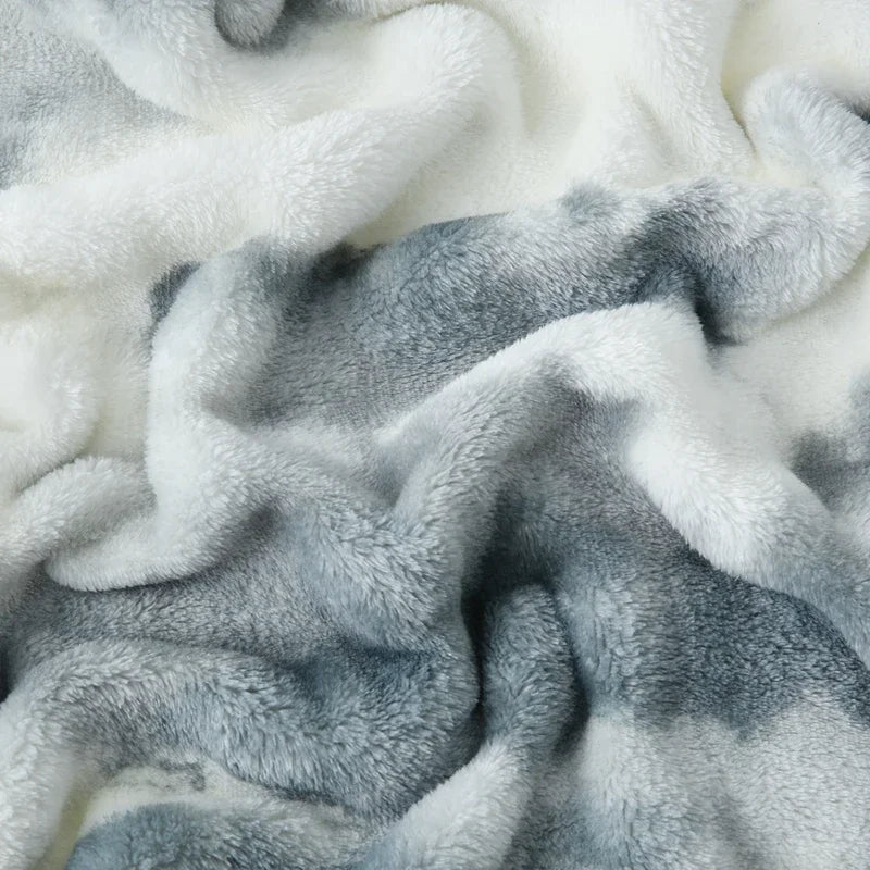 Veluna Tie-Dye Fur Blanket