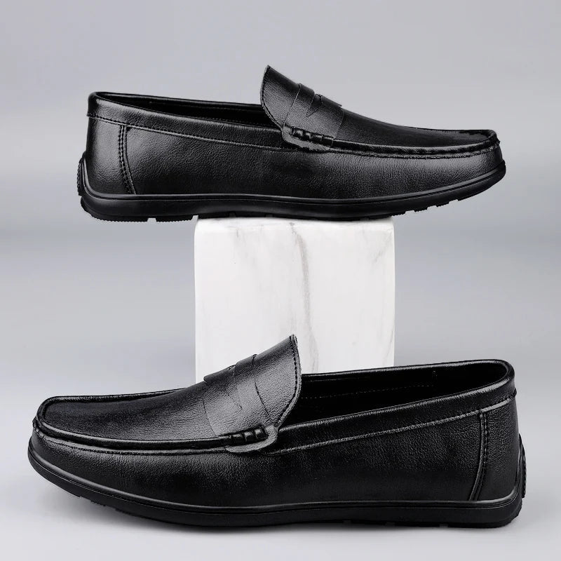 Riverton Leather Penny Loafers