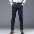 Marlowe Stretch Cotton Straight Trousers