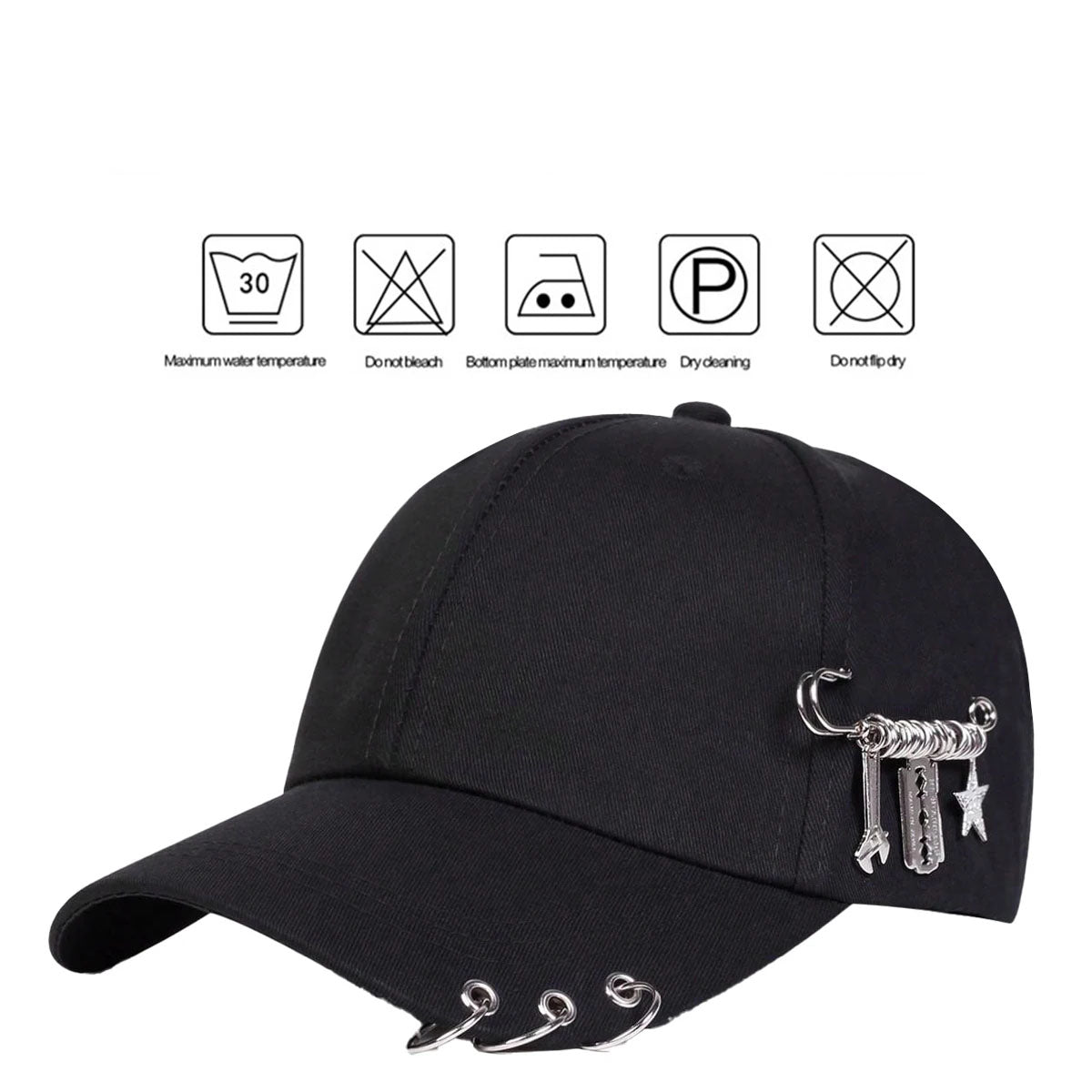 Relic Charm Pierced Cap