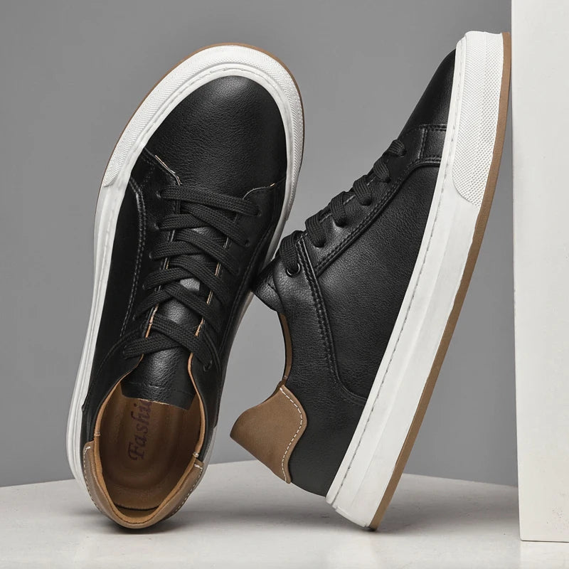 Savaro Faux Leather Shoes