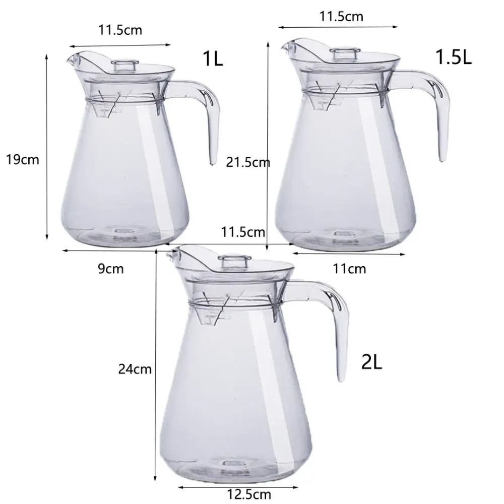Acrylic Water Jug | Large Capacity Cold Pot with High Temperature Resistance | Versatile Teapot for Juices and Coffee