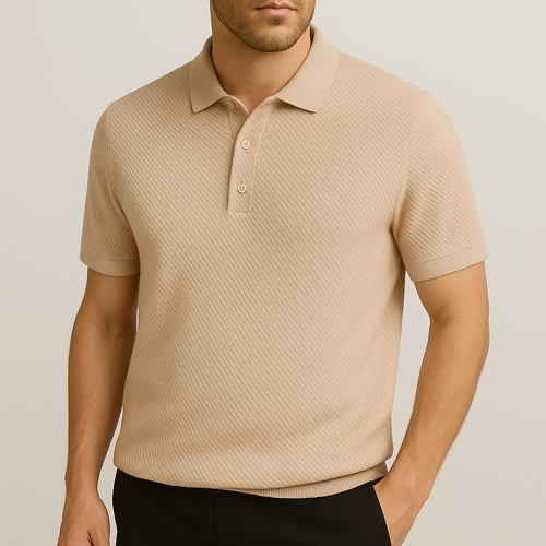 Castello Cotton Knit Polo