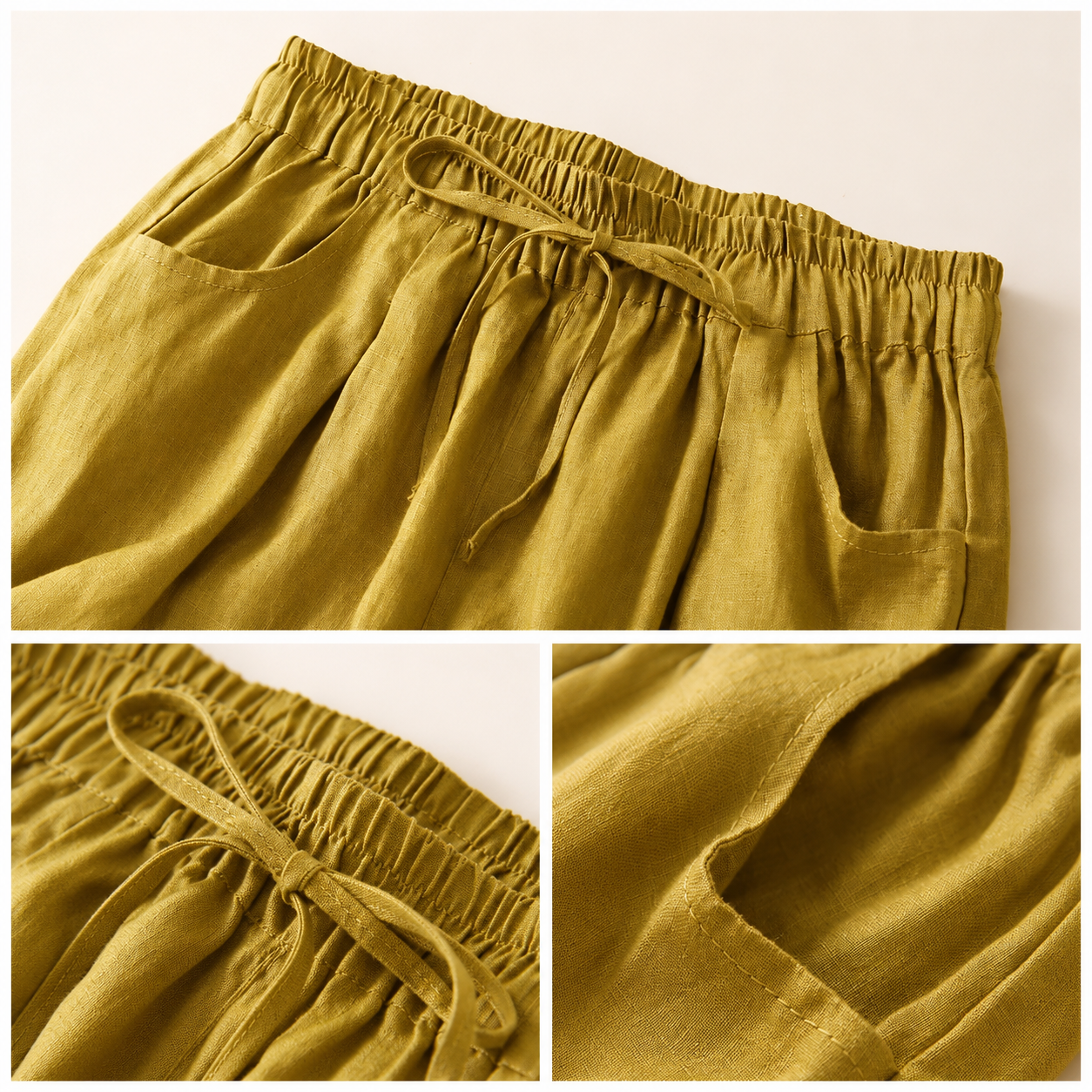 Celeste Elastic Waist Shorts