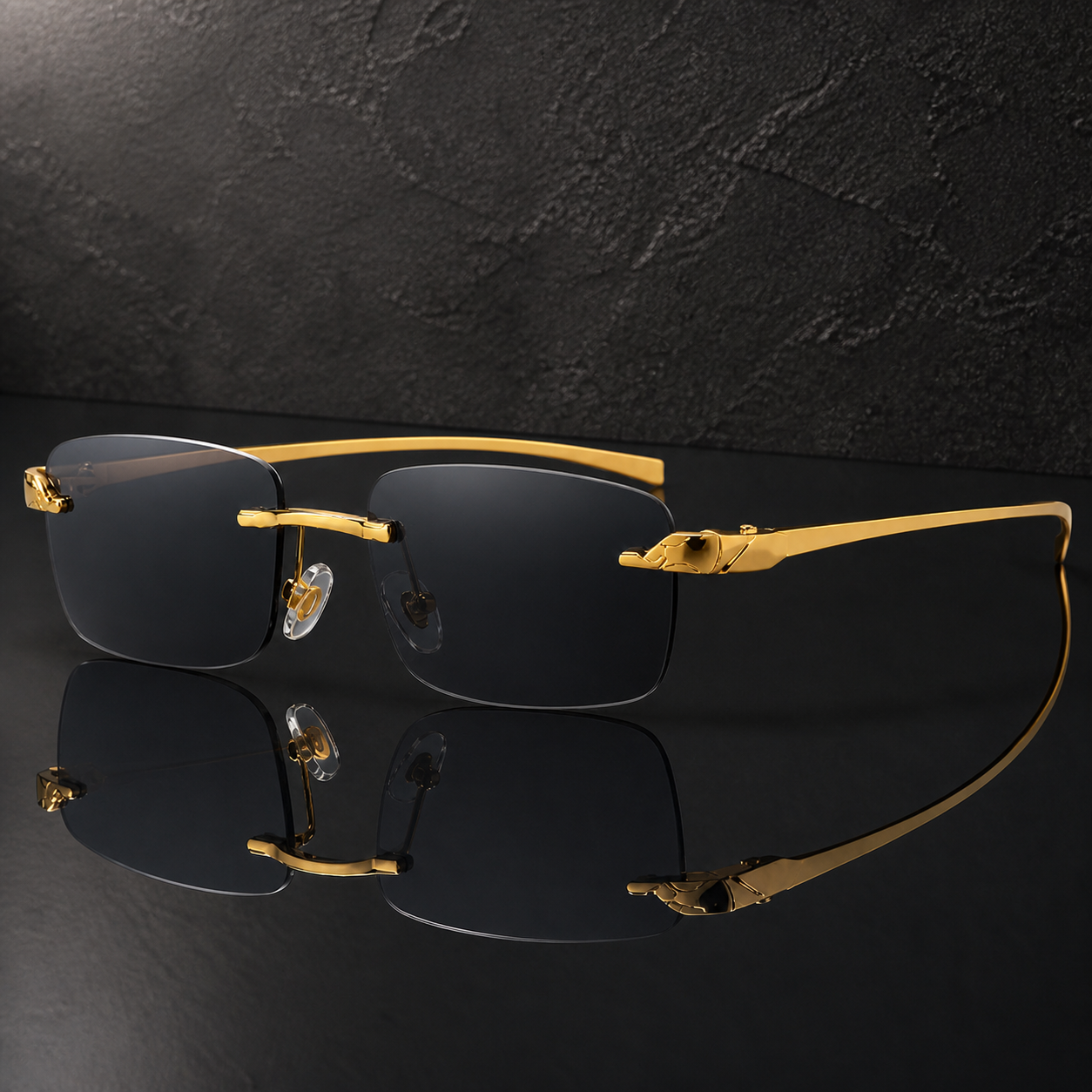 Aurum Rimless Sunglasses