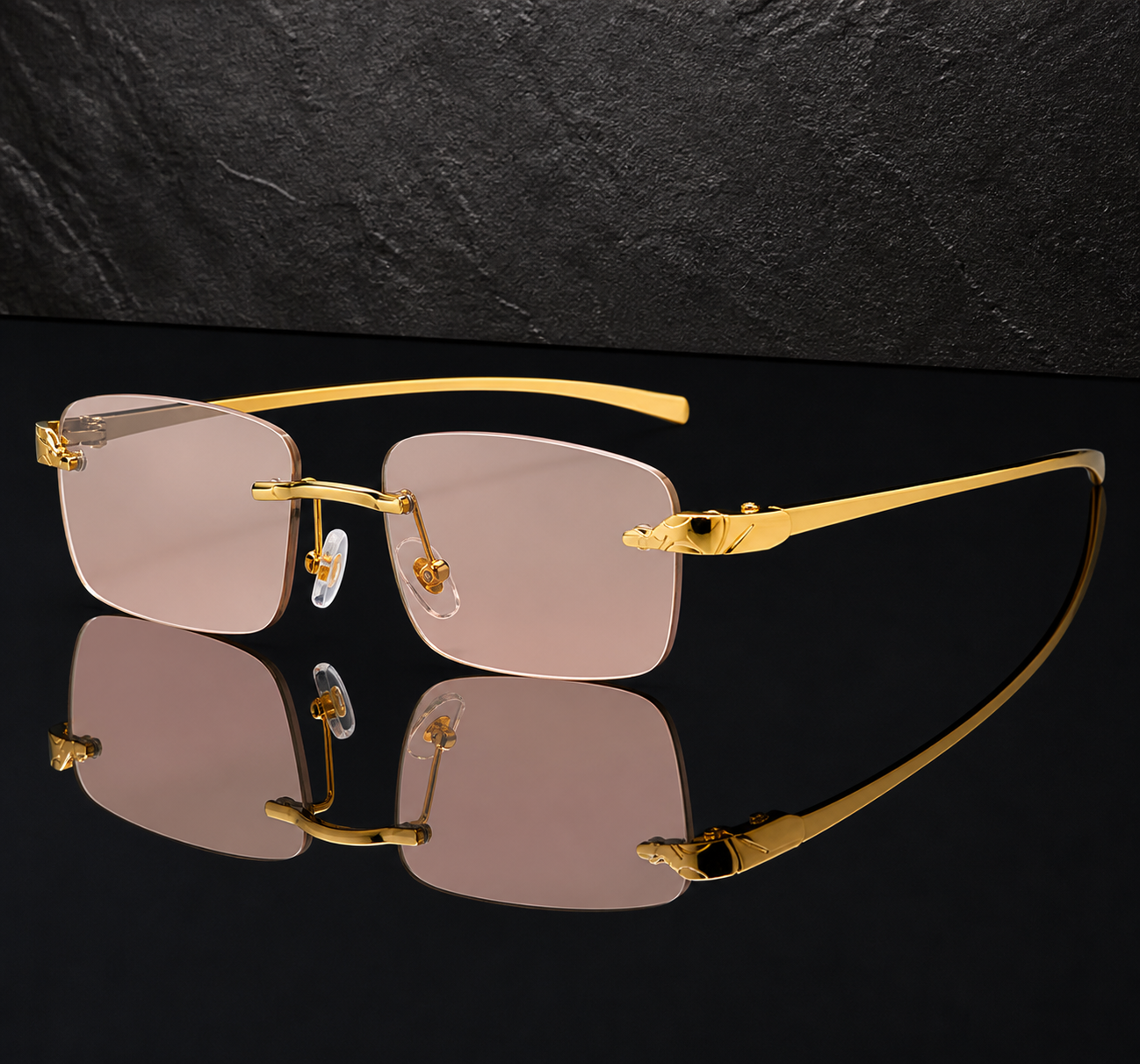 Aurum Rimless Sunglasses