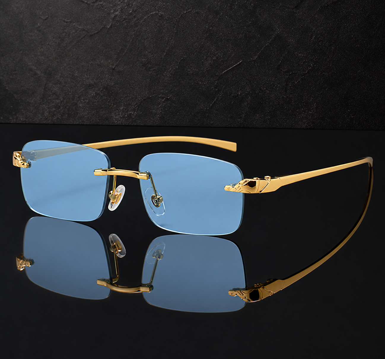 Aurum Rimless Sunglasses