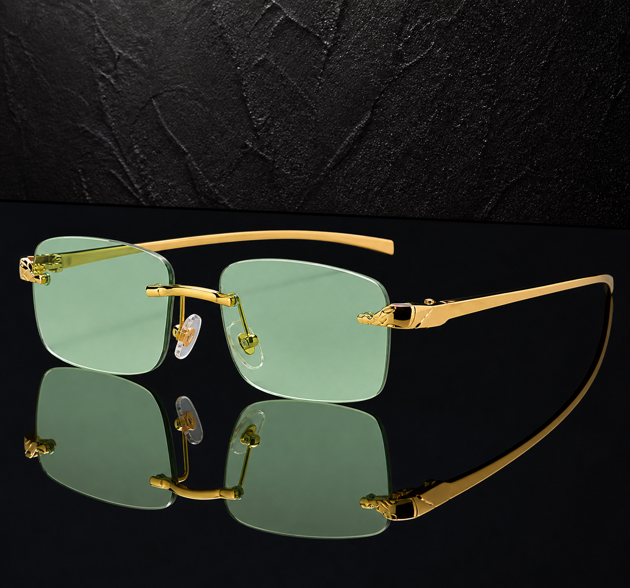 Aurum Rimless Sunglasses