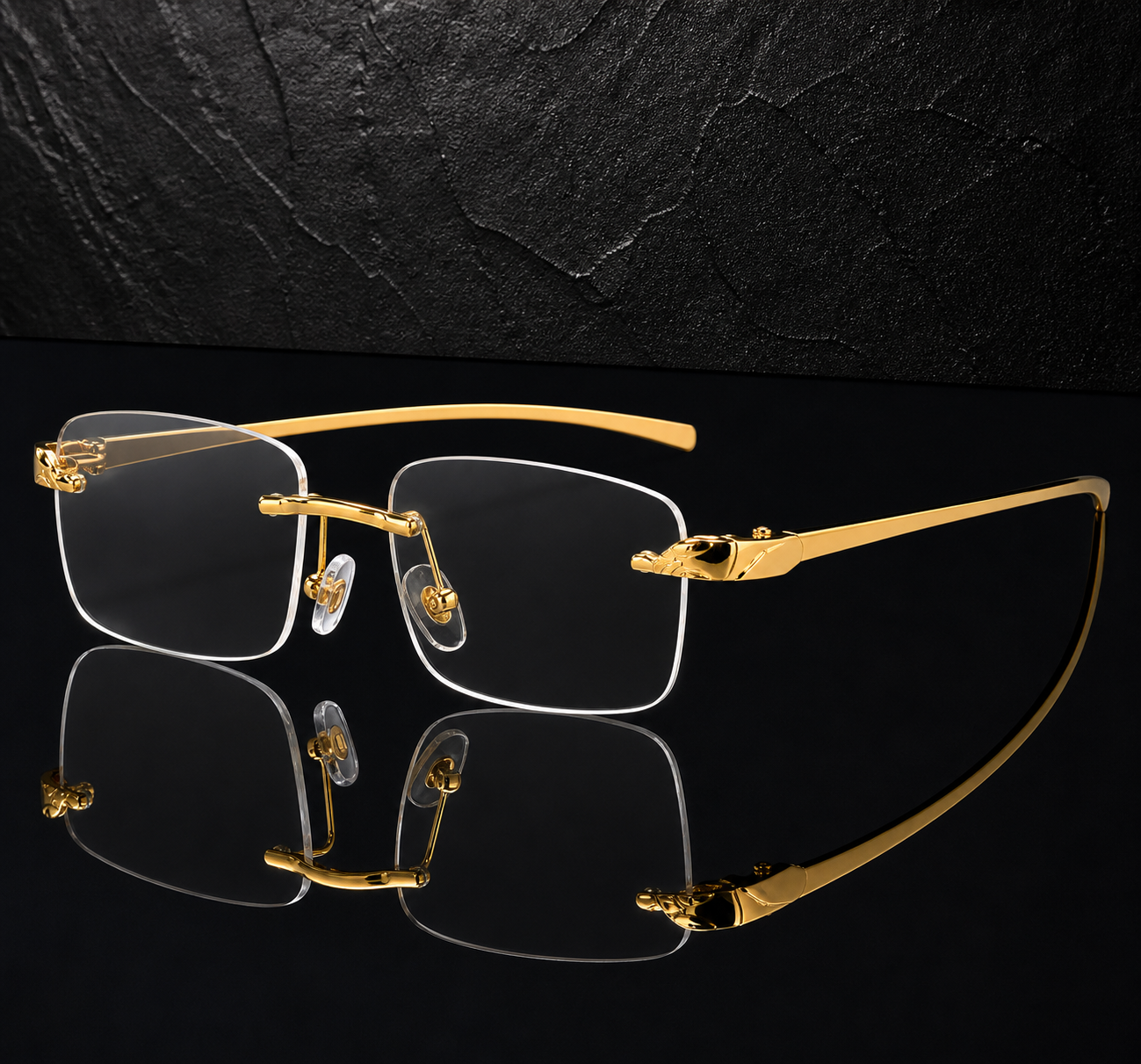 Aurum Rimless Sunglasses