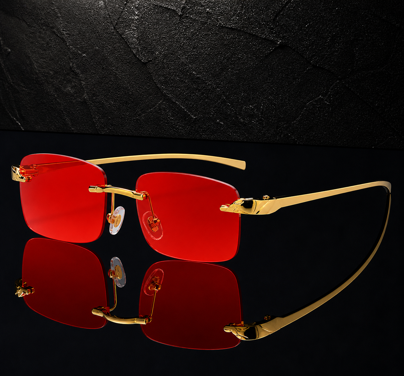 Aurum Rimless Sunglasses