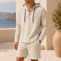 Marlow Linen Lightweight Hooded Set