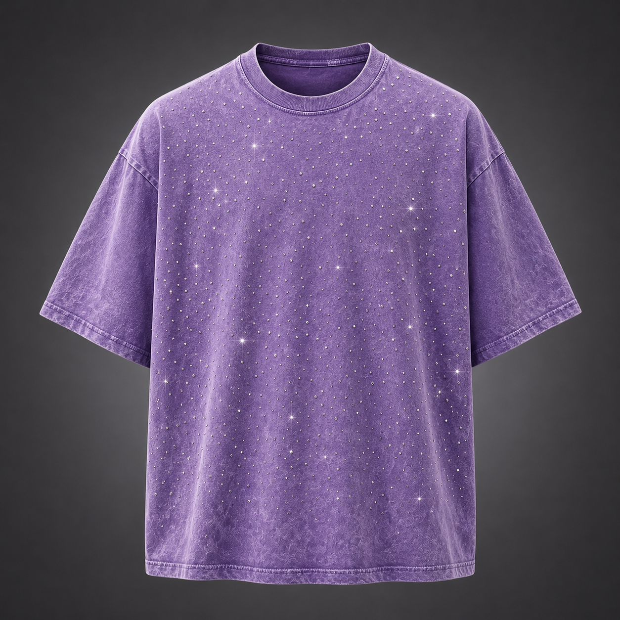 Marlow Rhinestone Cotton T-Shirt