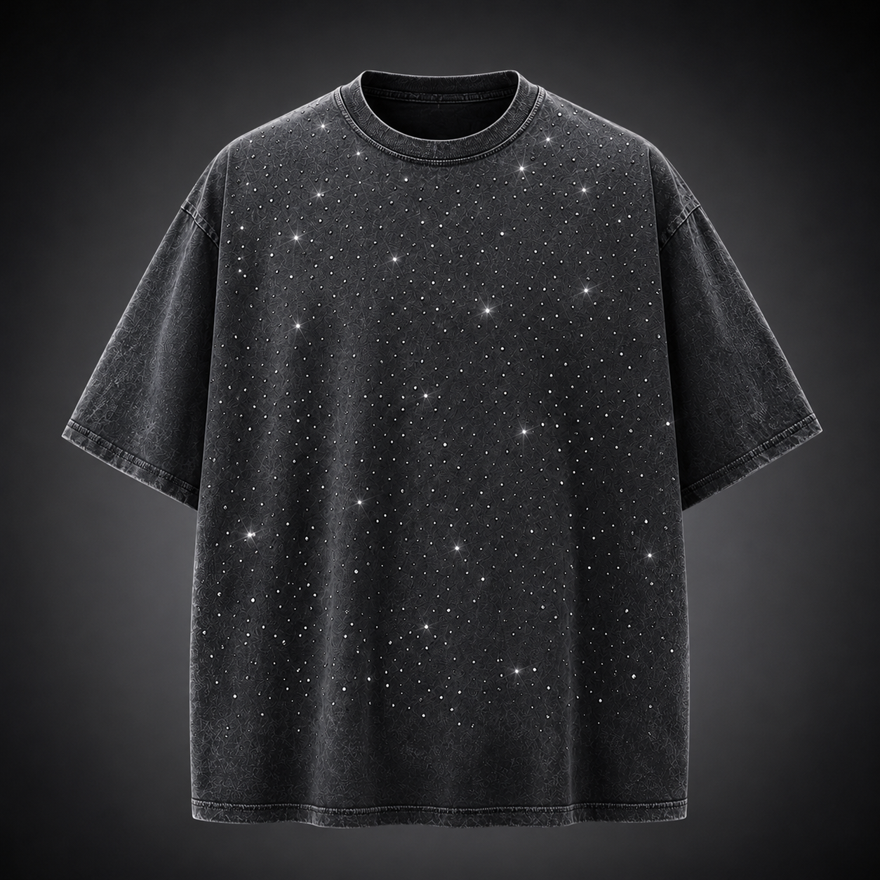Marlow Rhinestone Cotton T-Shirt