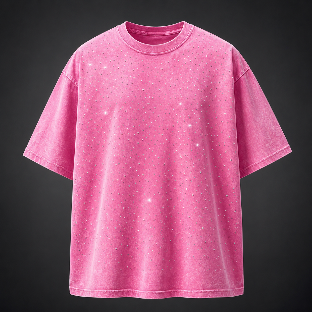 Marlow Rhinestone Cotton T-Shirt
