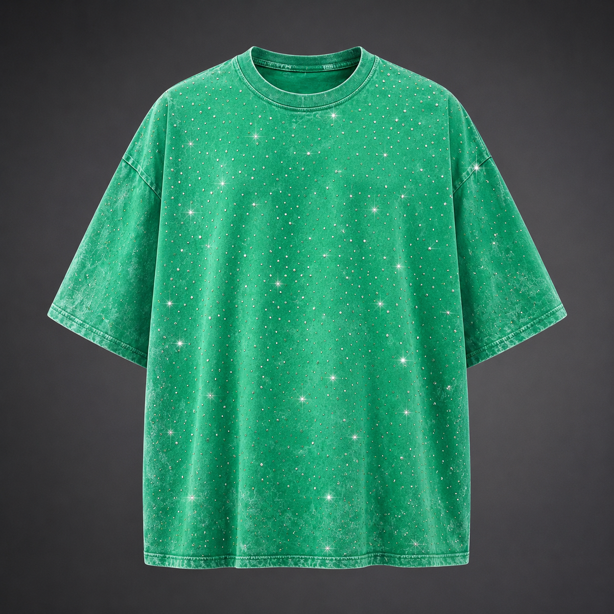 Marlow Rhinestone Cotton T-Shirt
