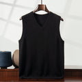 Men's 100% Cashmere Vest | Luxuriously Soft Lightweight Layering