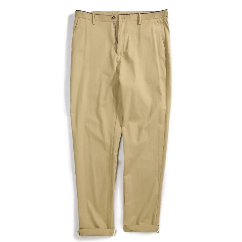 Men's 100% Cotton Chinos | Breathable Slim Fit Trousers