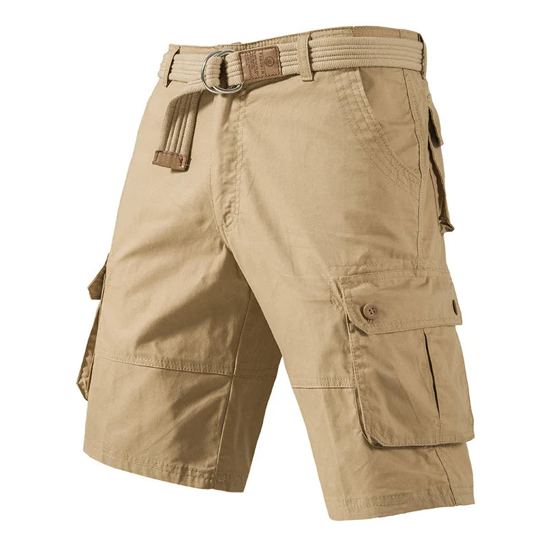 Men's Breathable Cotton Cargo Shorts | All-Day Comfort for Active Lifestyles