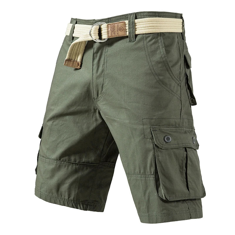 Men's Breathable Cotton Cargo Shorts | All-Day Comfort for Active Lifestyles