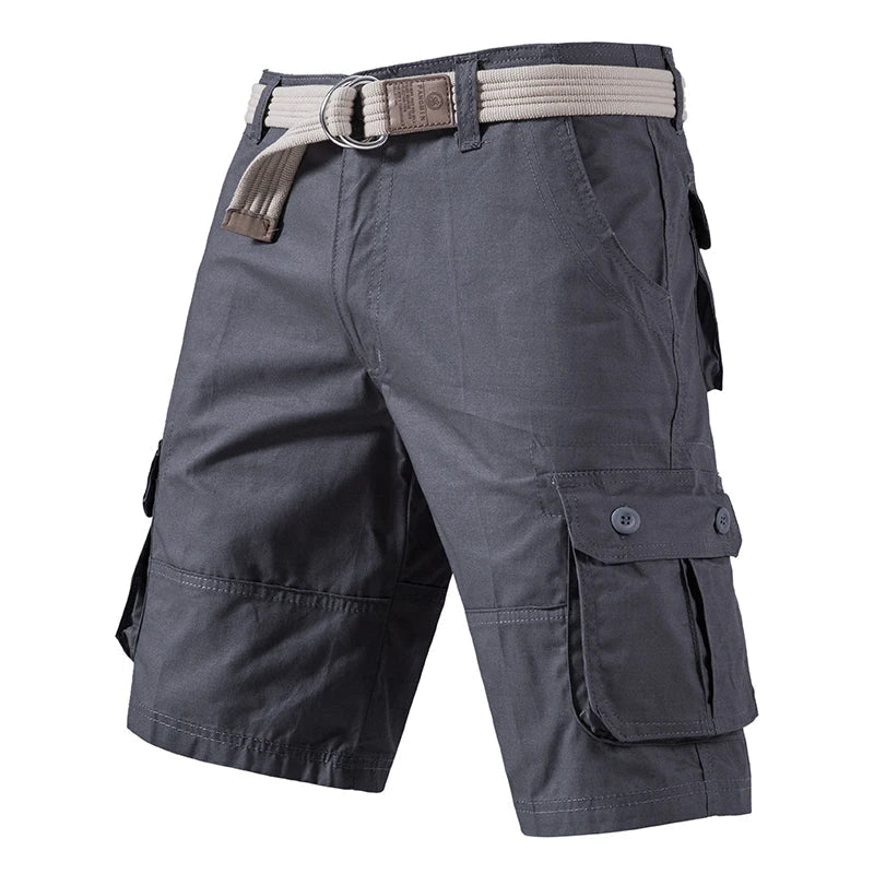 Men's Breathable Cotton Cargo Shorts | All-Day Comfort for Active Lifestyles