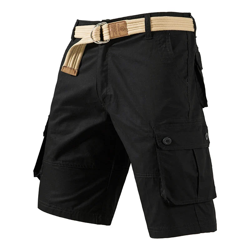 Men's Breathable Cotton Cargo Shorts | All-Day Comfort for Active Lifestyles
