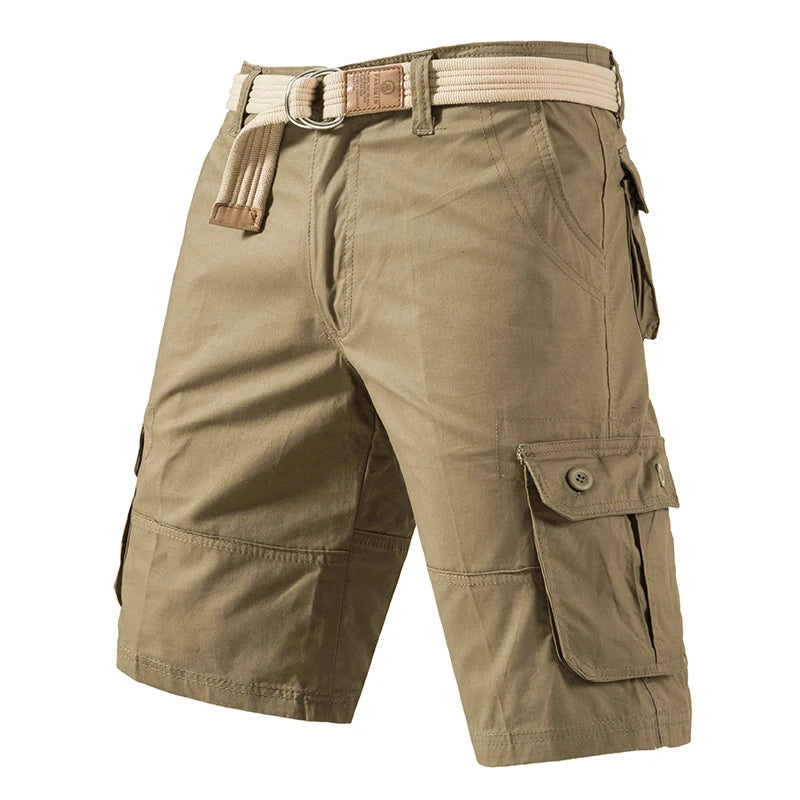 Men's Breathable Cotton Cargo Shorts | All-Day Comfort for Active Lifestyles