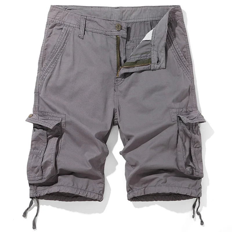 Men's Breathable Cotton Cargo Shorts | Relaxed Summer Essential Fit
