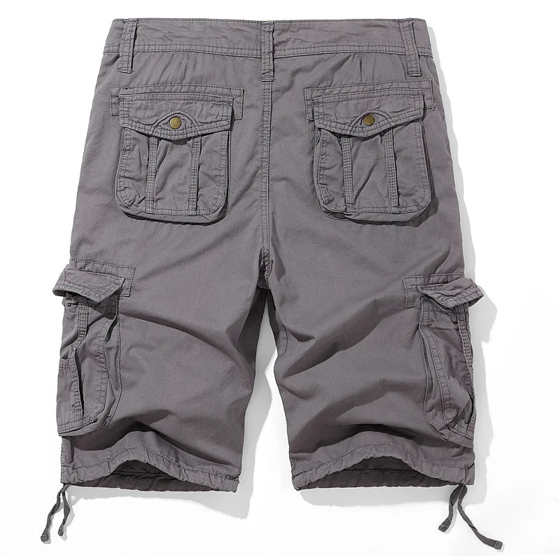 Men's Breathable Cotton Cargo Shorts | Relaxed Summer Essential Fit