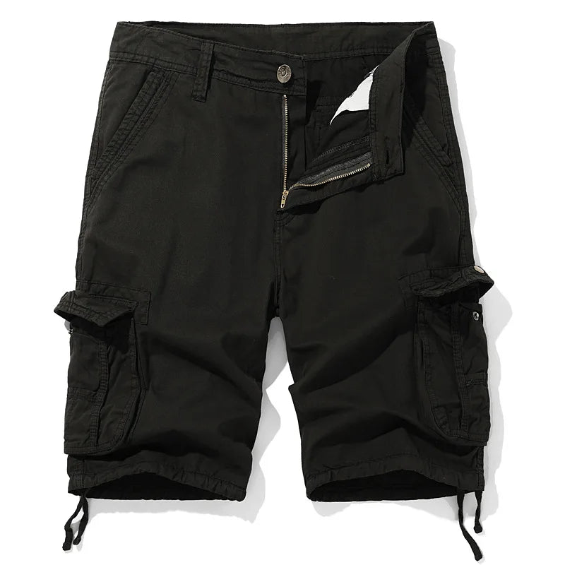 Men's Breathable Cotton Cargo Shorts | Relaxed Summer Essential Fit