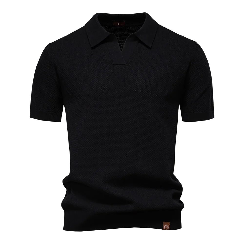 Men's Breathable Fabric Golf Polo Shirt | Refined Summer Casual Essential