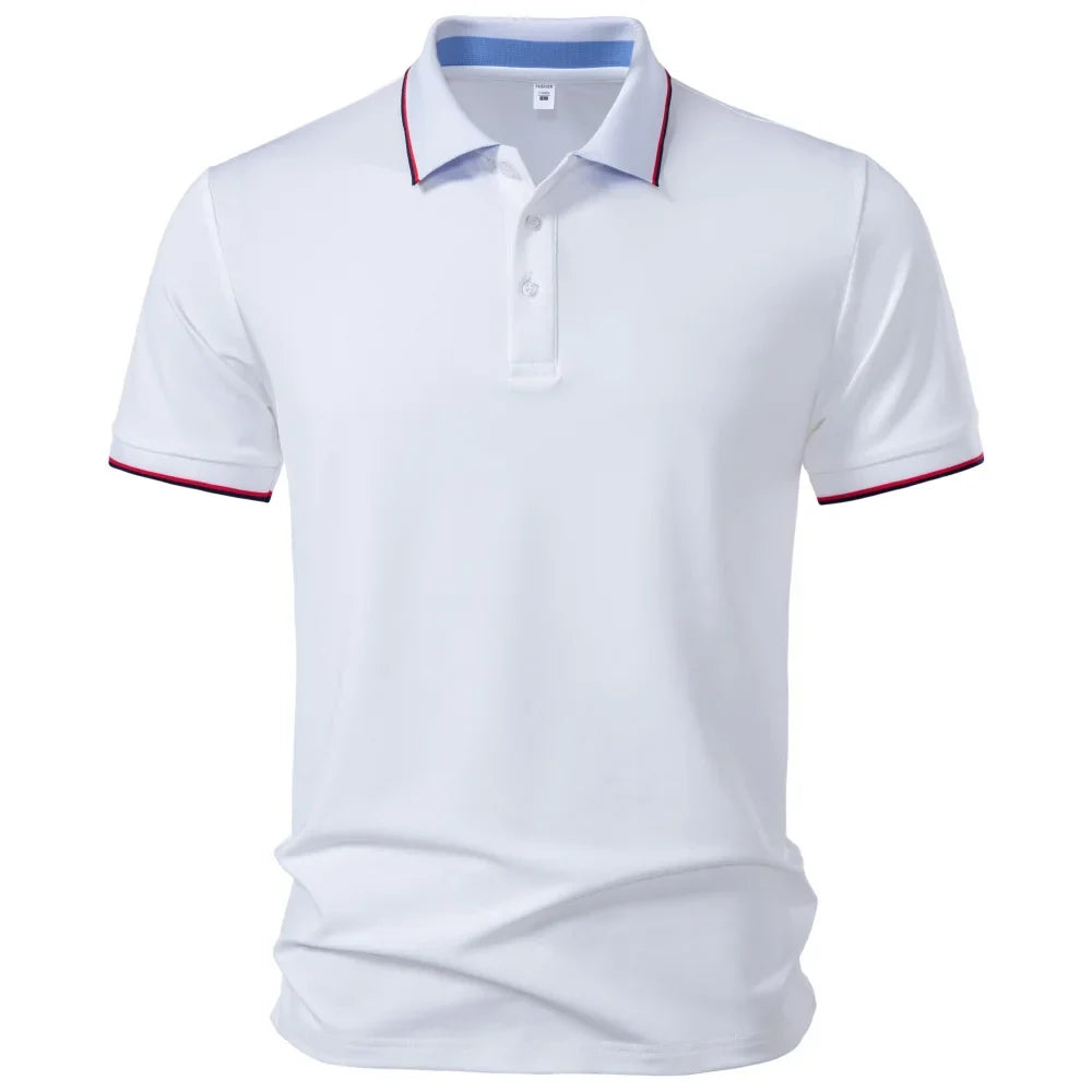 Men's Breathable Polyester Polo Shirt | Versatile Classic Everyday Essential