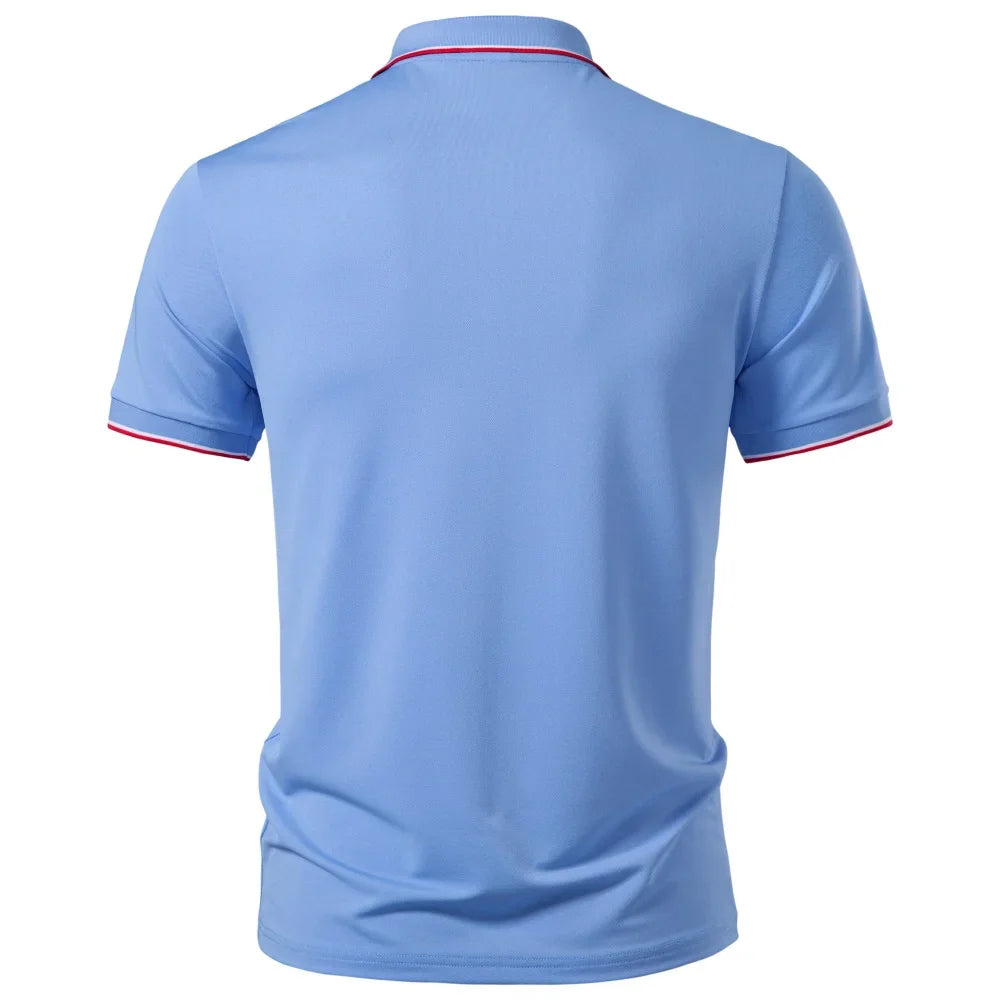 Men's Breathable Polyester Polo Shirt | Versatile Classic Everyday Essential
