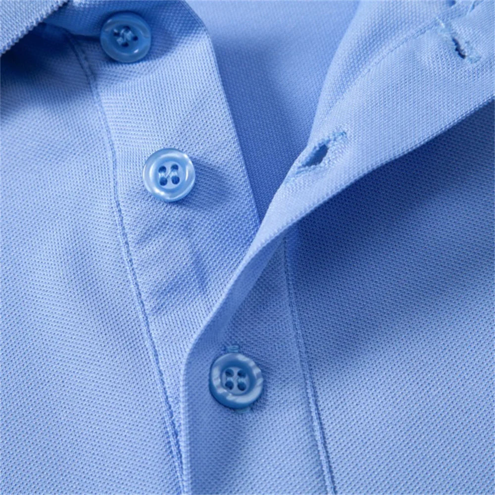 Men's Breathable Polyester Polo Shirt | Versatile Classic Everyday Essential