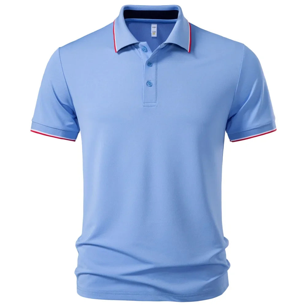 Men's Breathable Polyester Polo Shirt | Versatile Classic Everyday Essential