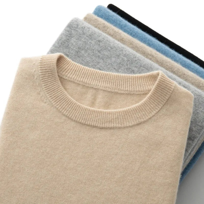 Men's Cashmere Wool Blend T-Shirt | Luxurious Lightweight Comfort