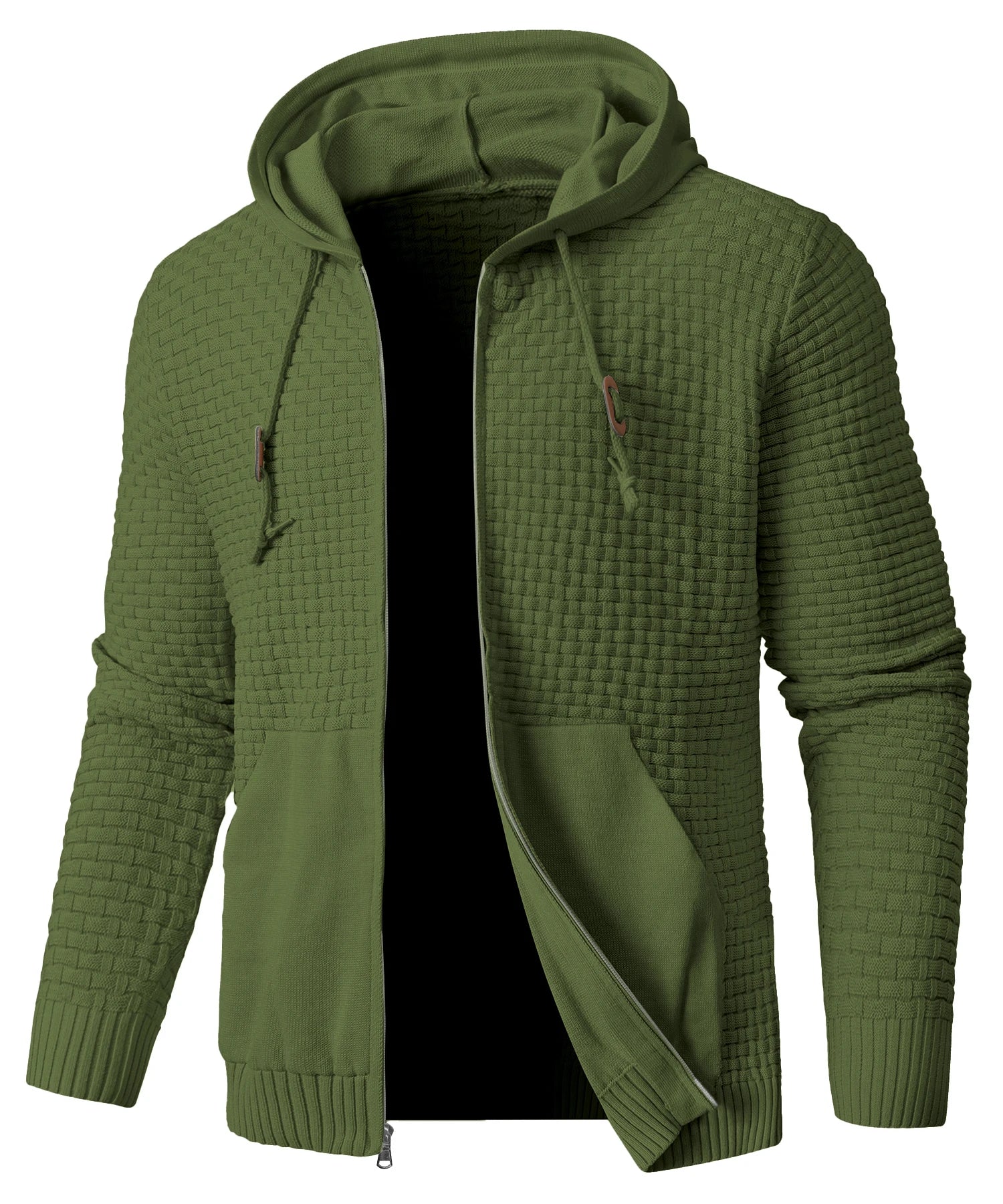 Men's Cotton Blend Hooded Sweatshirt | Lightweight Breathable Spring Layer