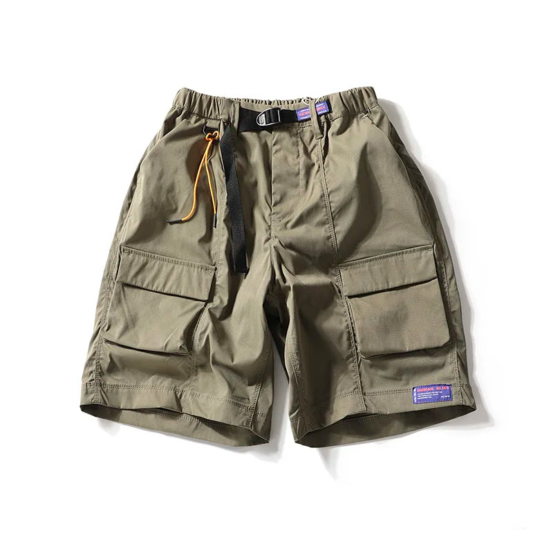 Men's Cotton Cargo Shorts | Lightweight Casual Summer Essential | Versatile Outdoor Style