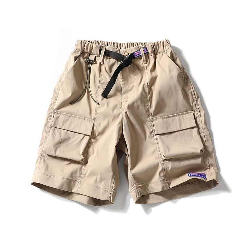 Men's Cotton Cargo Shorts | Lightweight Casual Summer Essential | Versatile Outdoor Style