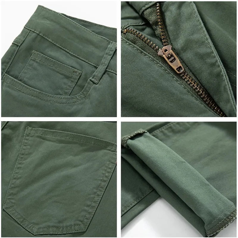 Men's Cotton Chino Pants | Comfortable Loose Fit Casual Trousers | Stylish Everyday Wear