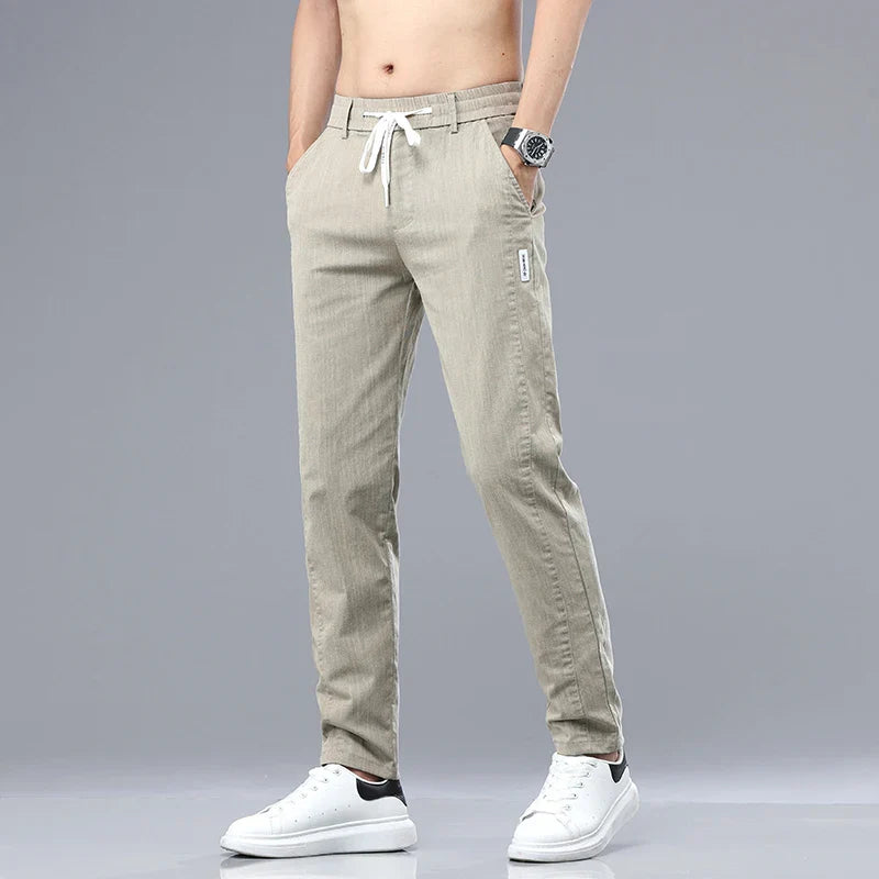 Men's Cotton Chino Pants | Tailored Classic Comfort Fit